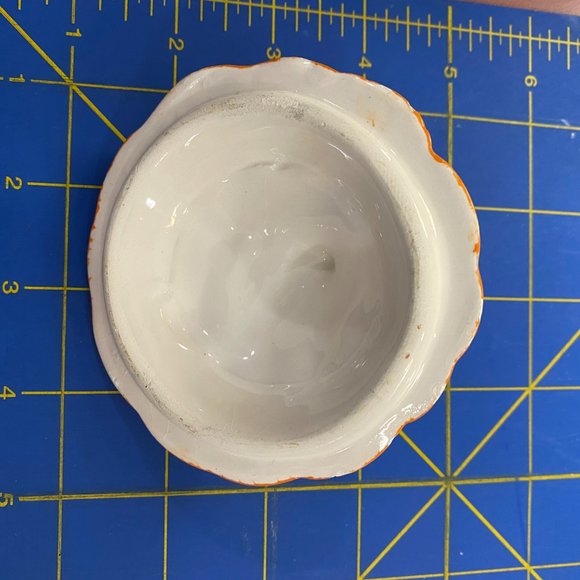 Ceramic Pumpkin Candy Dish/Tealight Holder - Picture 5 of 7